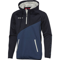 1/4 ZIP TECH FLEECE HOODY DARK SAPPHIRE/ENSIGN BLUE