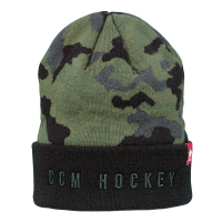 CAMO CUFFED BEANIE SR Black