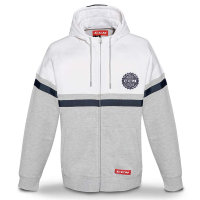 F4750 CCM HERITAGE FULL ZIP HOODED FLEECE WHITE White