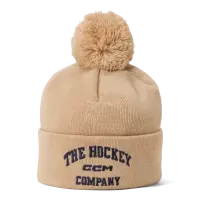Шапка ATHLEISURE POM KNIT AD OAT MILK
