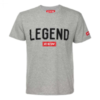 T4835 CCM LEGEND OVERSIZE TEE Athletic Grey