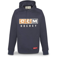 F3819 CCM CLASSIC LOGO HOODY French Navy